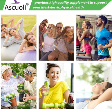 99% Ultra Purity Ascuoli Trans-Resveratrol 1100Mg, 3-In-1 Advanced Formula Organic Resveratrol Supplement, Max Antioxidant Anti-Aging, Skin Health, Cell Repair Boost Nad+, Immune & Energy, 60 Capsules