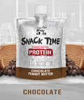 Rich Piana 5% Nutrition Snack Time | Squeezable Protein Ss | High Protein Snack Pouches | Convenient, Real Food Protein from Peanuts & Egg Whites | 10-Count (Chocolate Peanut Butter)