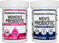 Physician'S Choice His & Hers Probiotic Bundle - Mens Probiotic(30ct) + Womens Probiotic(30ct)