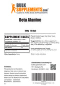 Bulksupplements.Com Creatine Monohydrate Powder (Micronized), 500G With Beta Alanine Powder, 500G - Unflavored, Gluten Free, No Fillers Bundle