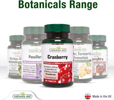 Natures Aid Cranberry Tablets 200Mg Pack Of 90