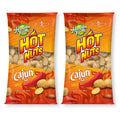 Hampton Farms Hot Nuts Cajun Spicy Peanuts, 10 oz.(Pack of 2)