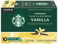 Starbucks K-Cup Coffee Pods, Caramel Naturally Flavored Coffee For Keurig Brewers, 100% Arabica, 1 Box (22 Pods)