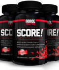 Score! Nitric Oxide Booster Pills for Men with L Citrulline to Improve Flow, Enhance Workout Performance, and Increase Vascularity for Greater Muscle , Force Factor, 360 Capsules (3-Pack)