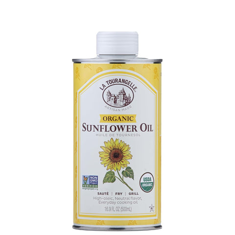 La Tourangelle, Organic Sun Coco Oil, Unique Blend of Organic High-Oleic Sunflower Oil and Organic Refined Coconut Oil, Heat Heat Cooking and DIY Beauty, 25.4 fl oz