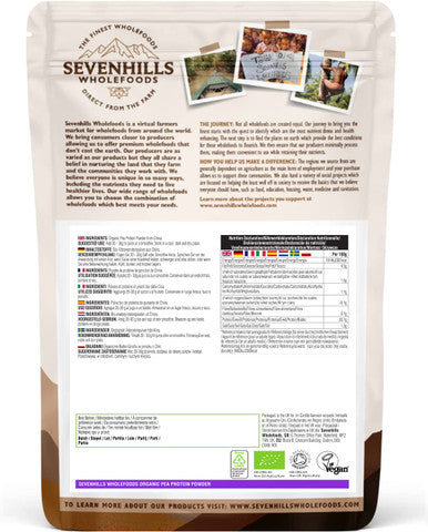 Sevenhills Wholefoods Organic Pea Protein Powder 1kg