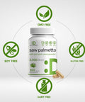 Deal Supplement Saw Palmetto Supplement 5000mg with Pumpkin Seed 300 Capsules | Promotes Prostate Health | DHT Blocker | Hair Growth Vitamins Maintain Normal Urinary Frequency