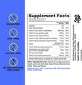 Oh My Vit For Ellos Men S Multivitamin Gummy With Vitamins C, E, And Zinc, Sugar Berry Flavor, 60 Count