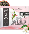 Numi Organic Matcha Toasted Rice Tea, 100 Green Tea Bags, Medium Caffeine