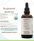 Bugleweed B120 Usda Organic Tincture Free Extract, High-Potency Herbal Drops, Respiratory System | Certified Organic