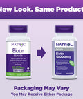 Natrol Biotin,Maximum Strength 10,000 mcg 100 Tablets