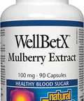 Natural Factors WellBetX Mulberry Extract Herbal 90 Capsules