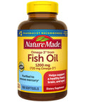 Nature Made Omega 3 Fish Oil 1200 Mg Fish Oil Supplements As Ethyl Esters Omega 3 Fish Oil For Healthy Heart Brain And Eyes Support One Per Day Omega 3 Supplement With 100 Softgels