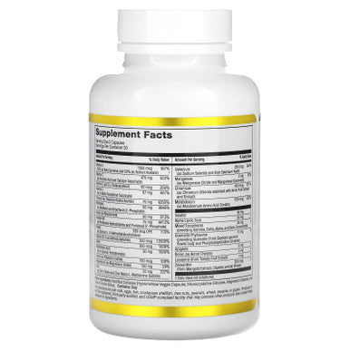California Gold Nutrition Multivitamin And Mineral Two-A-Day 60 Veggie Capsules