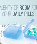 Monthly Pill Organizer, Pill Box, Medicine Organizer, 4 Weekly Pill Organizer, Pill Container, Vitamin Organizer, Travel Pill Container, Medication Organizer Pill Holder, Large Pill Organizer