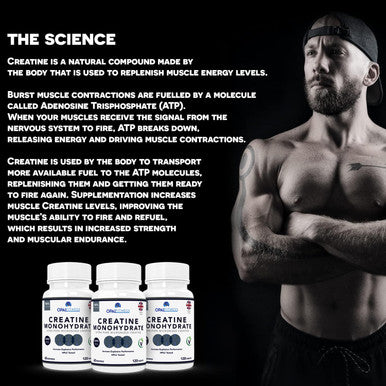 OPALFITNESS Creatine Monohydrate Tablets by Opal Fitness ÃƒÂ¢Ã¢â€šÂ¬Ã¢â‚¬Å“ Easy to Swallow Vegan Tablets - Scientifically Proven to Increase Muscle Strength High Intensity Explosive Energy, and Build Lean Muscle Mass
