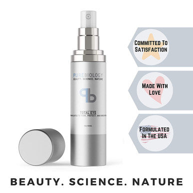 Total Under Eye Cream for Wrinkles Caffeine Eye Cream Anti Aging Moisturizer and Avocado Oil Eye Wrinkle Cream with Baobab Oil Hyaluronic Acid and Vitamin E Hydrating Eye Cream for Men and Women