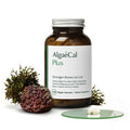 ALGAECAL Plus - Calcium Supplement for Women & Men - Natural Organic Red Algae with Vitamin D3 & K2, Magnesium and 13 Trace Minerals for Bone Health, Easy to Swallow 120 Veggie Caps