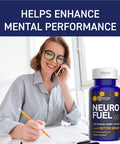 Natural Stacks Supplements Bundle - NeuroFuel Brain Supplement (45ct) and Serotonin Brain Food (60ct) - Improved Focus, Memory and Motivation, Better Mood and Relaxation