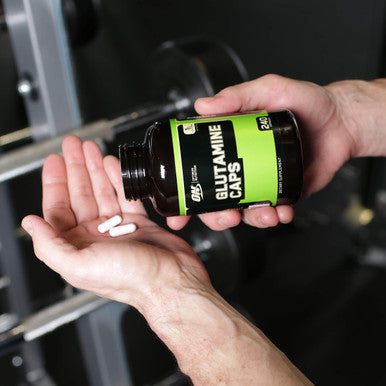 Optimum Nutrition Instantized Bcaa Capsules Keto Friendly Branched Chain Essential Amino Acids (400 Count) With Glutamine Muscle Recovery Capsules (240 Count) - Bundle Pack