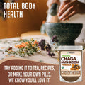 Xprs Nutra Separated Size 00 Capsules (1000 Count) with Chaga Powder (8 Ounce) Bundle