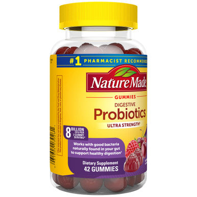 Nature Made Ultra Strength Digestive Probiotics Probiotics For Women And Men 42 Probiotic Gummies 21 Day Supply