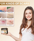 Medical Grade Silicone Scar Tape For Scars Removal - 164" X 1.57" Roll - Silicone Scar Sheets For C-Section, Tummy Tuck, Keloid, And Surgical Scars - Reusable