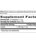 Country Life Inositol Powder 1100Mg 8 Oz Certified Gluten Free Certified Vegan