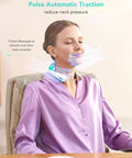 Skg Neck Massager With Heat, Electric Red Light Pulse Vibration Traction Neck Massager For Pain Relief Deep Tissue, 4D Portable Massager Gifts For Men And Women