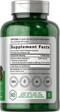 Black Elderberry | 2000mg Capsules | 300 Count | Non-GMO, Gluten Free | Sambucus Supplement | by Horbaach