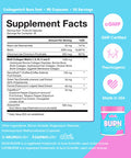 Obvi Multi Collagen Burn Fast Hydrolyzed Collagen Peptides Types I, II, III, V, X Keto and Gluten Free 30 Servings