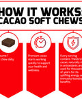 Force Factor Cacao Soft Chews to Boost Energy and Immunity, Powerful Superfood and Antioxidants Supplement Made with Premium Cacao, Non-GMO, Gluten-Free, and Vegan, Chocolate Flavor, 30 Soft Chews