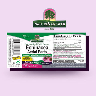 Nature'S Answer Echinacea with Organic Alcohol 2-Fluid Ounces