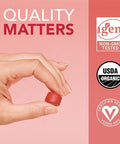 Organic Apple Cider Vinegar Gummies with The Mother USDA Organic Vegan NonGMO Verified 60 Vegan Gummies