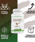 Mother Nature Organics Superfoods for Organic Living Huanarpo Macho Powder Capsules - Max Strength 1000Mg (120 Count) - Male Support, Energy & Performance For Men - Non-Gmo, Gluten-Free, Dairy-Free & Vegan