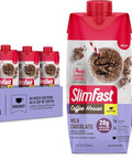 SlimFast Protein Shake, Strawberry- 20g Protein, Meal Replacement Shake Ready to Drink, High Protein with Low Carb and Low Sugar, 24 Vitamins and Minerals, 12 Count (Pack of 1) (Packaging May Vary)