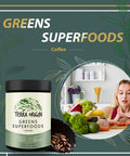 Terra Origin Superfoods Greens Immune Defense And Digestive Support | Probiotics, Organic Vegetables, Digestive Enzymes | Non-Gmo, Gluten-, Dairy , Vegan | 30 Servings | Coffee Flavor