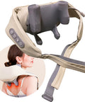Neck And Back Massager With Soothing Heat,Deep Tissue 6D Expert Kneading Massage,Electric Kneading Back Massager,Massage Pillow For Pain Relief Deep Tissue.Electric Full Body Massager.For Parents