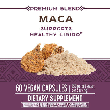 Nature'S Way Maca Standardized 0.6% Glucosinolates, 350 Mg Of Extract Per Serving, 60 Vcaps