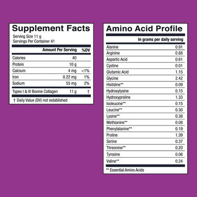Collagen Peptides & Beyond Greens | Hair, Skin, Nail, and Joint Support + Immune Boost, Detox, & Energy