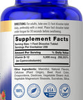 Carlyle Vitamin B12 5000Mcg | 250 Fast Dissolve Tablets | Natural Berry Flavor | Vegetarian, Non-Gmo, Gluten Free