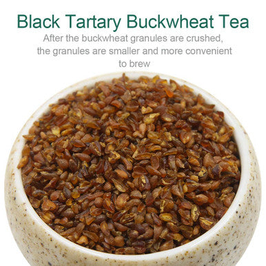 Fullchea - Himalayan Tartary Buckwheat Tea - Black Buckwheat - Roasted Buckwheat - Loose Leaf Herbal Tea - Caffeine - NON-GMO - Gluten - 100% Natural 16oz / 453g