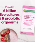 Nature's Bounty Probiotic Controlled Delivery Dietary Supplement Supports Digestive Intestinal And Immune Health 30 Caplets