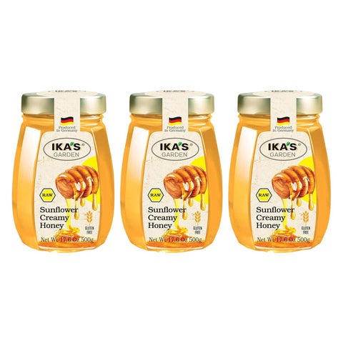 Ika's Garden Raw Manuka Honey with Blossom Honey - 100% Pure, Unfiltered, Gluten-Free Ã¢â‚¬â€œ Product of Germany, 17.6 oz (500g) Jar