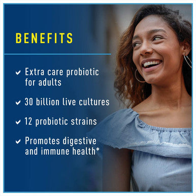 ReLife Adult Probiotic Supplement Bundle Pack Womens Care 25B and Extra Care 30B 30 Count Pack of 2
