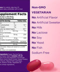 Nature's Bounty Optimal Solutions Advanced Hair Skin & Nails Jelly Beans With Biotin Mixed Fruit Flavor 180 Count