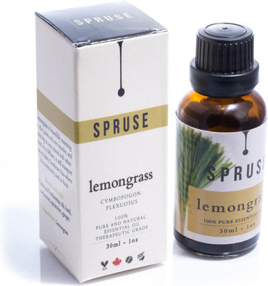 SPRUSE Lemongrass Essential Oil - 30ml - 100% Natural Undiluted