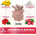 Nature'S Nutrition D-Mannose & Cranberry Extract 1350mg Advanced Formula Fast-Acting Natural Urinary Tract Health Support for Women & Men Flush Impurities in Urinary Tract & Bladder Non-GMO Vegan - 180 Capsules