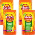 Metamucil Premium Blend, 4-in-1 Fiber Supplement for Digestive Health, Psyllium Husk Fiber Powder, Sugar-Free with Stevia, Plant-Based Fiber Supplement, Orange Flavored, 180 teaspoons