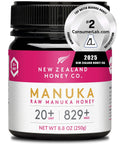 New Zealand Honey Co. Raw Manuka Honey UMF 20+ / MGO 829+ | UMF Certified | 4.4oz | Medical Grade Raw Honey